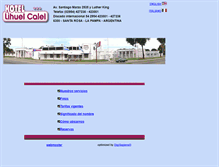 Tablet Screenshot of hotellihuelcalel.com.ar